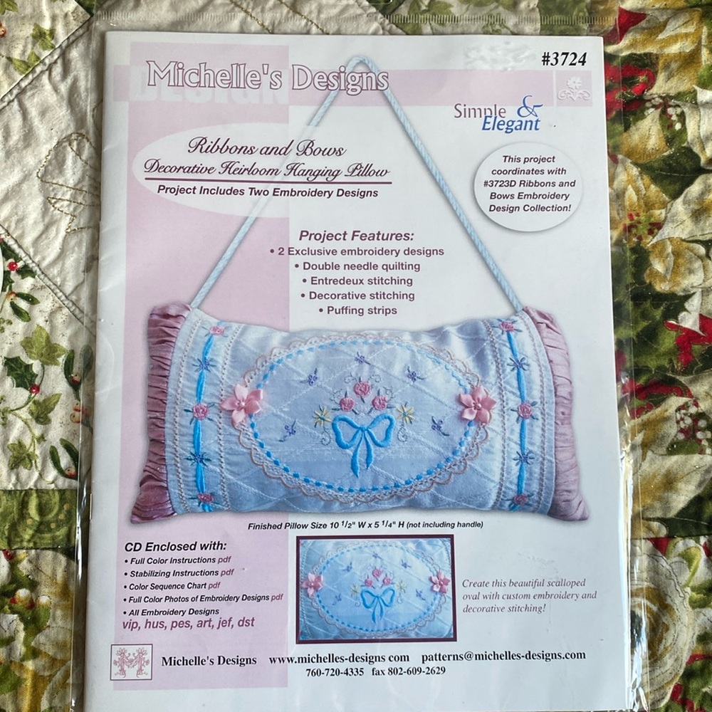 Michelle’s Designs DIY embroidery collection. Craft!